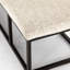 Banc rembourré en cuir véritable Roux-1867274303