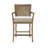 Cane Back Counter Stool