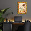 «Vintage Thanksgiving D» par Jean Plout, art mural en verre acrylique, 12 po x 16 po-485824732