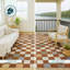 Tapis géométrique intérieur / extérieur lavable à la machine Chantille ACN2656-1718177640-1718177644
