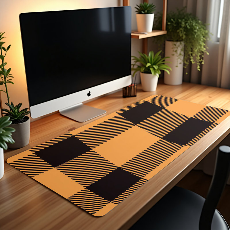 Polyester Desk Pad, 14.4x12.1