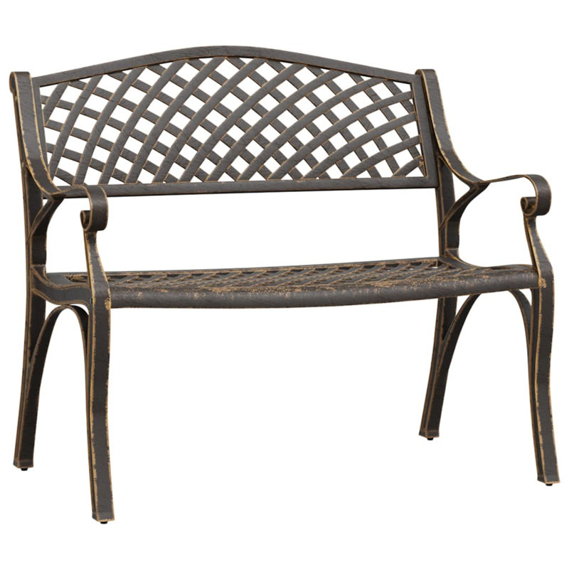 Iron Garden Bench, Bronze
