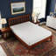 Matelas pour lit simple en mousse viscoélastique gélifiée de taille simple TG, 8 po, blanc
