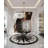 Modern 5 Light Globe Gold Chandelier