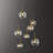 Arclite 7 - Light Dimmable Modern Cluster Globe Sphere Clear Glass Pendant Chandelier