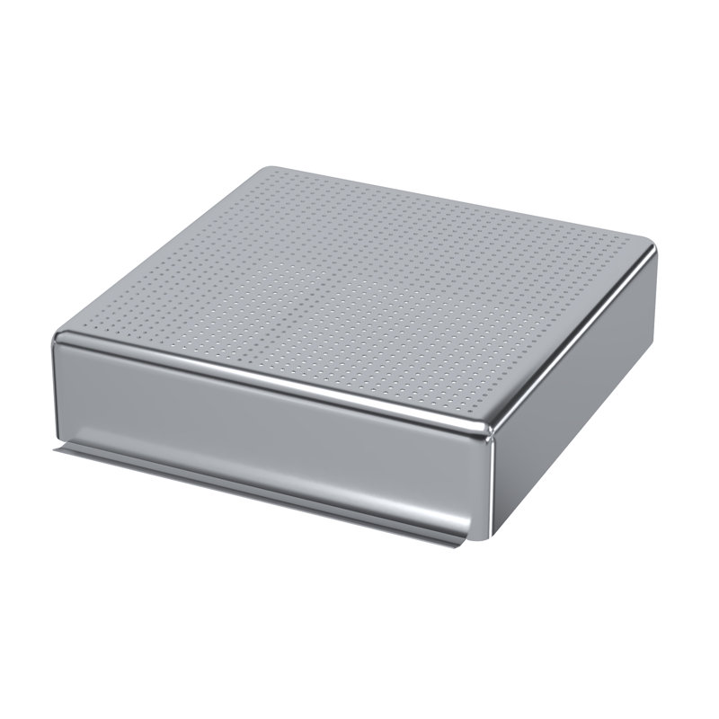 Panier à déchets en acier inoxydable 19-1 / 2 po x 19-1 / 2 po x 3-1 / 2 po