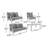Samya Eucalyptus 4-Piece Patio Seating Group with Cushions-101232162