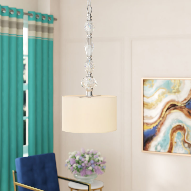 Luminaire suspendu tambour 1 lumière Berrin