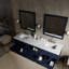 Ensemble de meuble-lavabo double 80 po-82339562-82339563