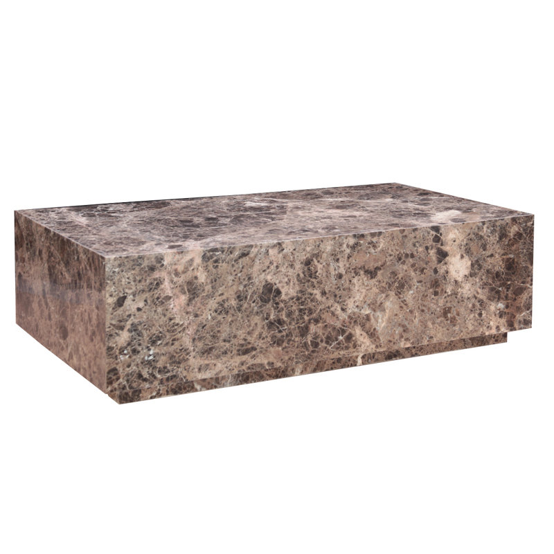 Giza 50" Coffee Table in Dark Emperador Marble