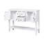 Console rétro avec tiroirs et tablette Vintage-126593634
