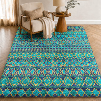 Tapis bohème shggy de rêve lavable à la machine de qualité supérieure