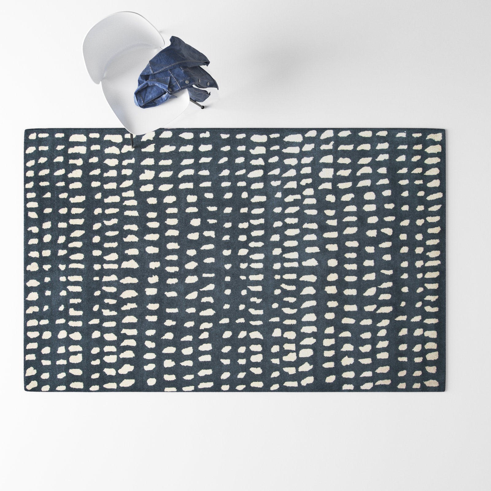 Glory Hand Tufted Wool Rug, Rectangle 9' x 12'