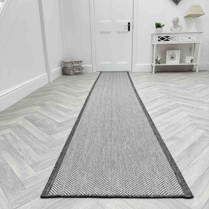Runner Geometric Flatweave Indoor / Outdoor Area Rug, Runner 60 x 210 cm