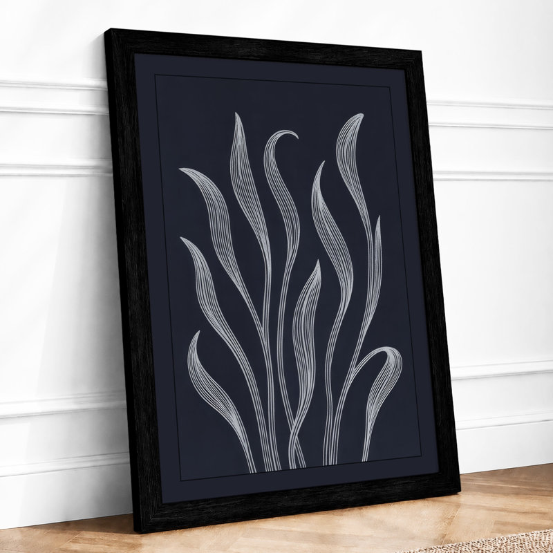 Silver Stems Botanical - Print, Black, A4 - 29.7 x 21.0 cm