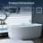 67" X 31.5" Freestanding Acrylic Soaking And Whirlpool Bathtub With Adjustable Massage Jets, 7-color Led Lights, Hot & Cold Water Control (faucet Included)