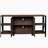 Industrial TV Stand For Living Room And Bedroom,  And Metal Entertainment Center With Open Bookshelf-519474591