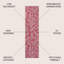 Tapis fuchsia / gris clair Hesperus Nevis-73697908