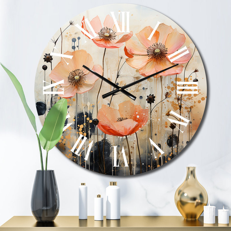 Horloge murale en métal, Médium