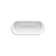 Volute 70-7/8 In. X 30-3/8 In. Freestanding Bath With Base