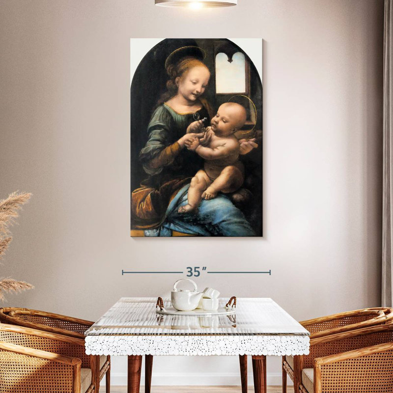 Adella Benois Madonna 1478, H 48 po x l 32 po