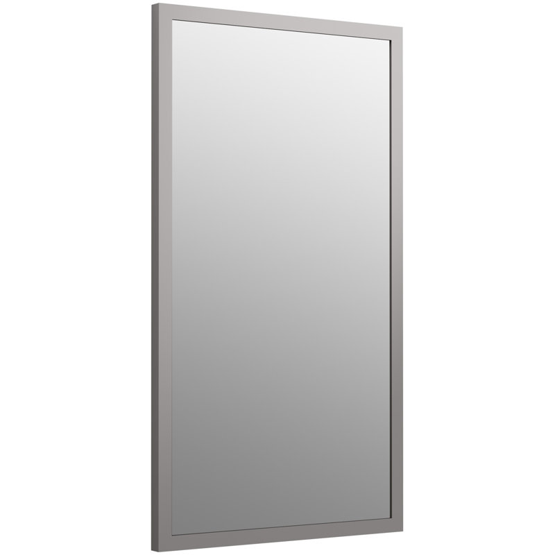 Jacquard Bathroom/Vanity Mirror, Gray