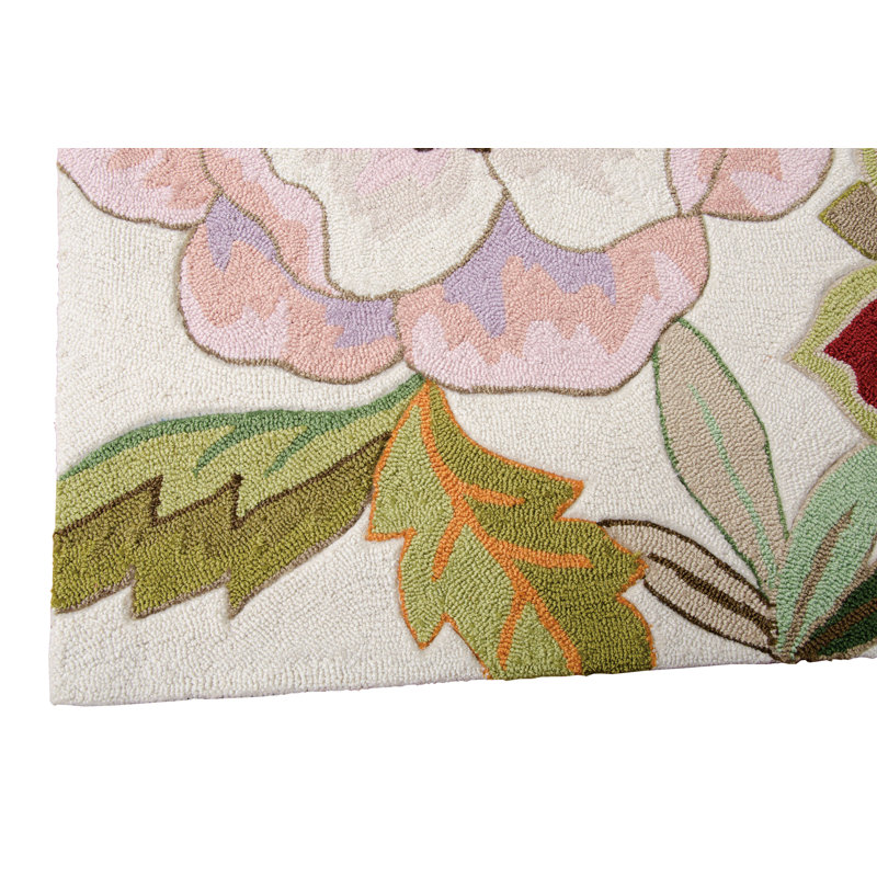Dufrene Floral Area Rug, Rectangle 107 x 168cm