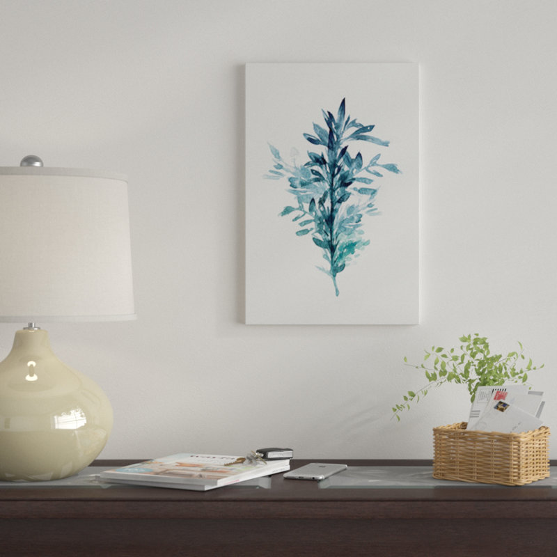 « botanique iii », impression sur toile, H 26 po x l 18 po x P 1,5 po, Toile tendue, Pas de tapis