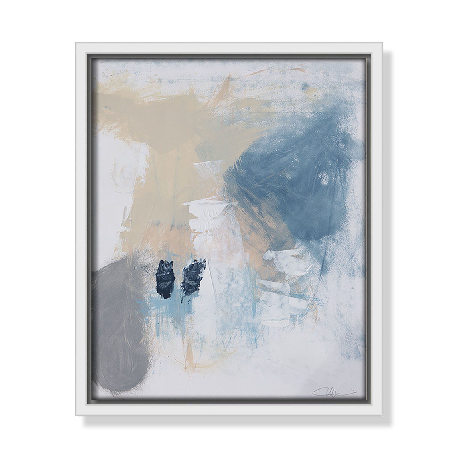 Coastal Carnival II Print by Casa Fine Arts, No Mat, 11.5" H x 9.5" W x 2" D, White Floater Framed Canvas
