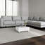Table basse moderne et centre avec tiroir de rangement simple et 4 pieds stables