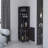 Corner Bar Cabinet With Glass Holder And Wine Rack-386258793