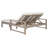 Outdoor Double Lounge Chair with 5-Position Adjustable Backrest for Each Seat, Wood Patio Chaise Lounge with Removable Cushions-428371204