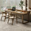 Bureaux rectangulaires en bois massif brun-1540015478