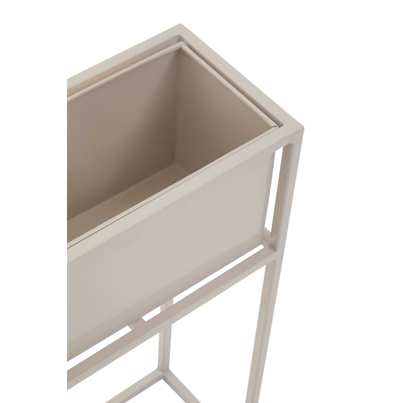 Antera Elevated Planter, Natural