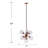 Contemporary 7-Light Pendant Lamp