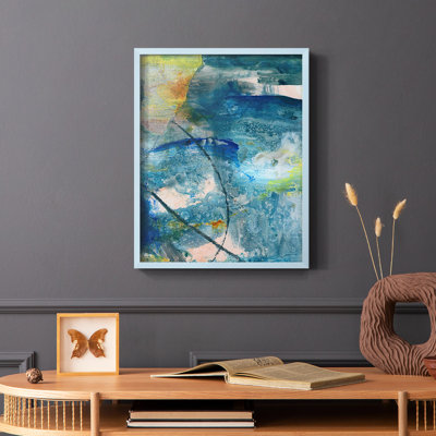 «Spring Winds II», reproduction encadrée - bois massif