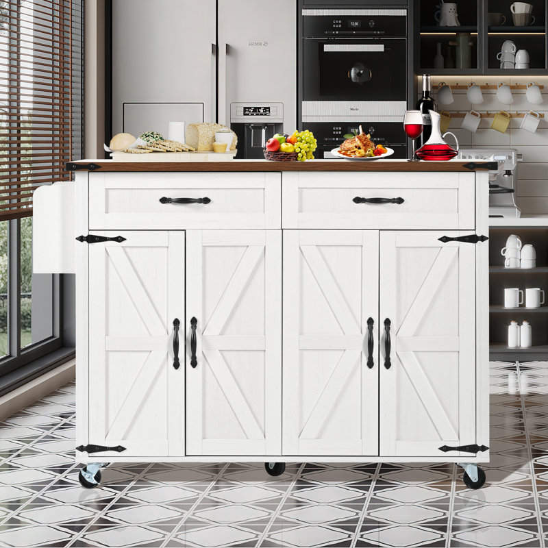140 cm W Kitchen Island with Top