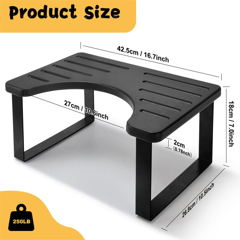 Bahamas Shower Bench, Matt black