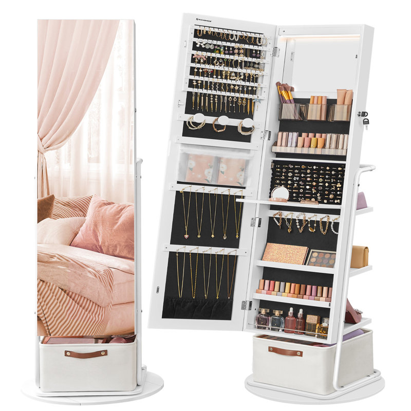 Armoire à bijoux, Blanc