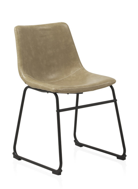 Upholstered Dining Chair, Cream