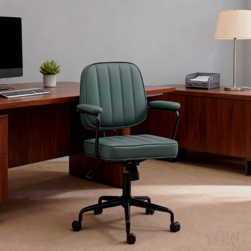 Chaise de bureau, réglable pour la maison et le bureau, sièges confortables avec une ambiance rétro élégante
