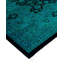 Tapis bleu noué à la main de conception unique Holsworth - bleu