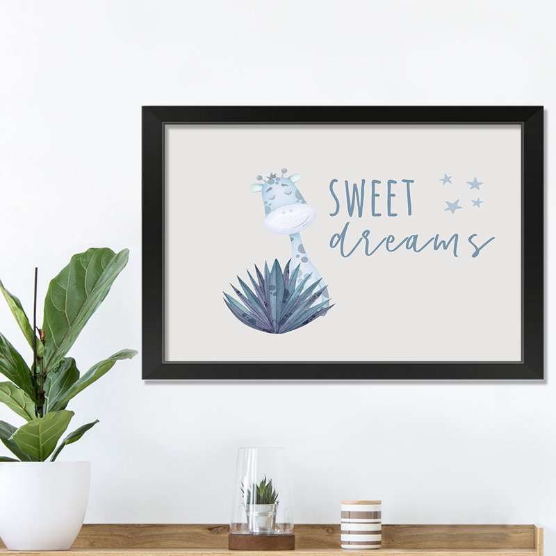 «Sweet Dreams», art encadré, H 30 po x l 20 po x P 1 po