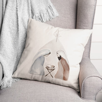 Coussin décoratif aquarelle