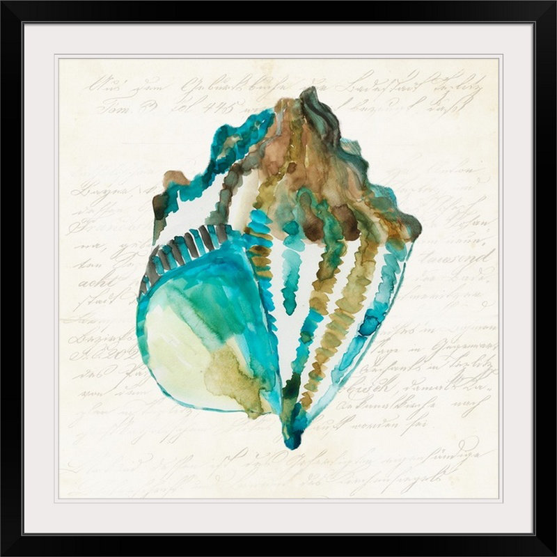 «Shell», impression, H 32 po x l 32 po x P 1 po, Cadre noir