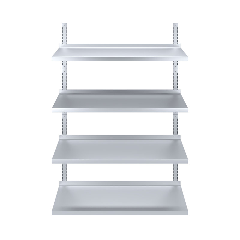 Amgood 4 Shelf Wall Mounted Shelf