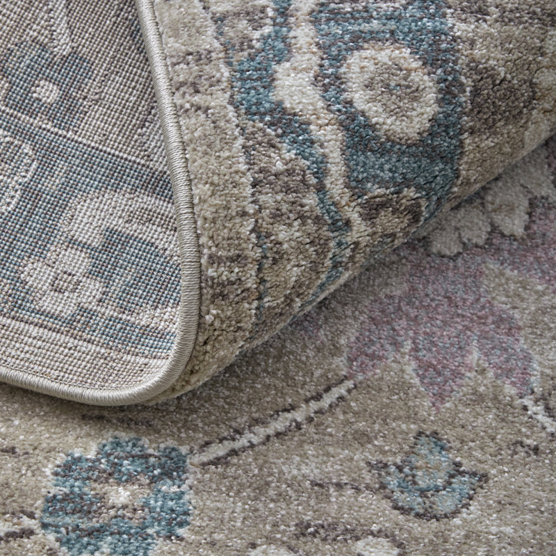 Odis Transitional Floral & Botanical Area Rug, Rectangle 1'8" x 2'10"