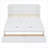 Full Size Solid Pine Wood MDF Storage Murphy Bed No Box Spring Needed White for Small Spaces Guest Rooms-1233666137