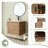 Wall-Mounted Floating Bathroom Vanity with Ceramic Top-994587944