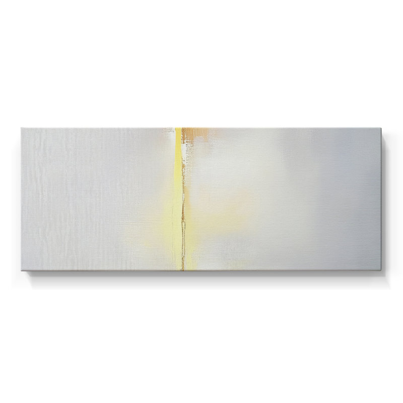 Série abstraite-DCL XXXIV- Toile tendue avec châssis - Prêt à accrocher, H 16 po x l 40 po